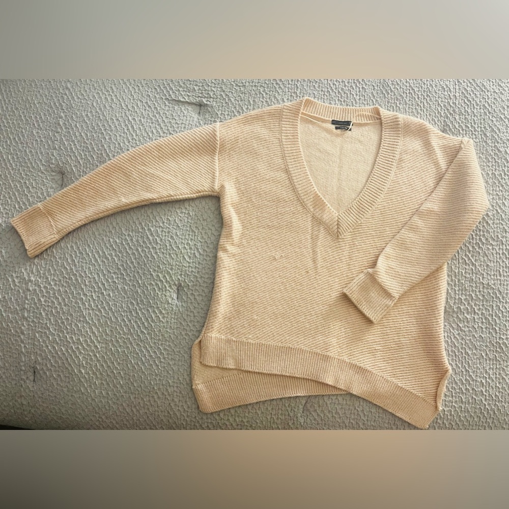 Zara sweater’s. Cream peach color. Italian yarn